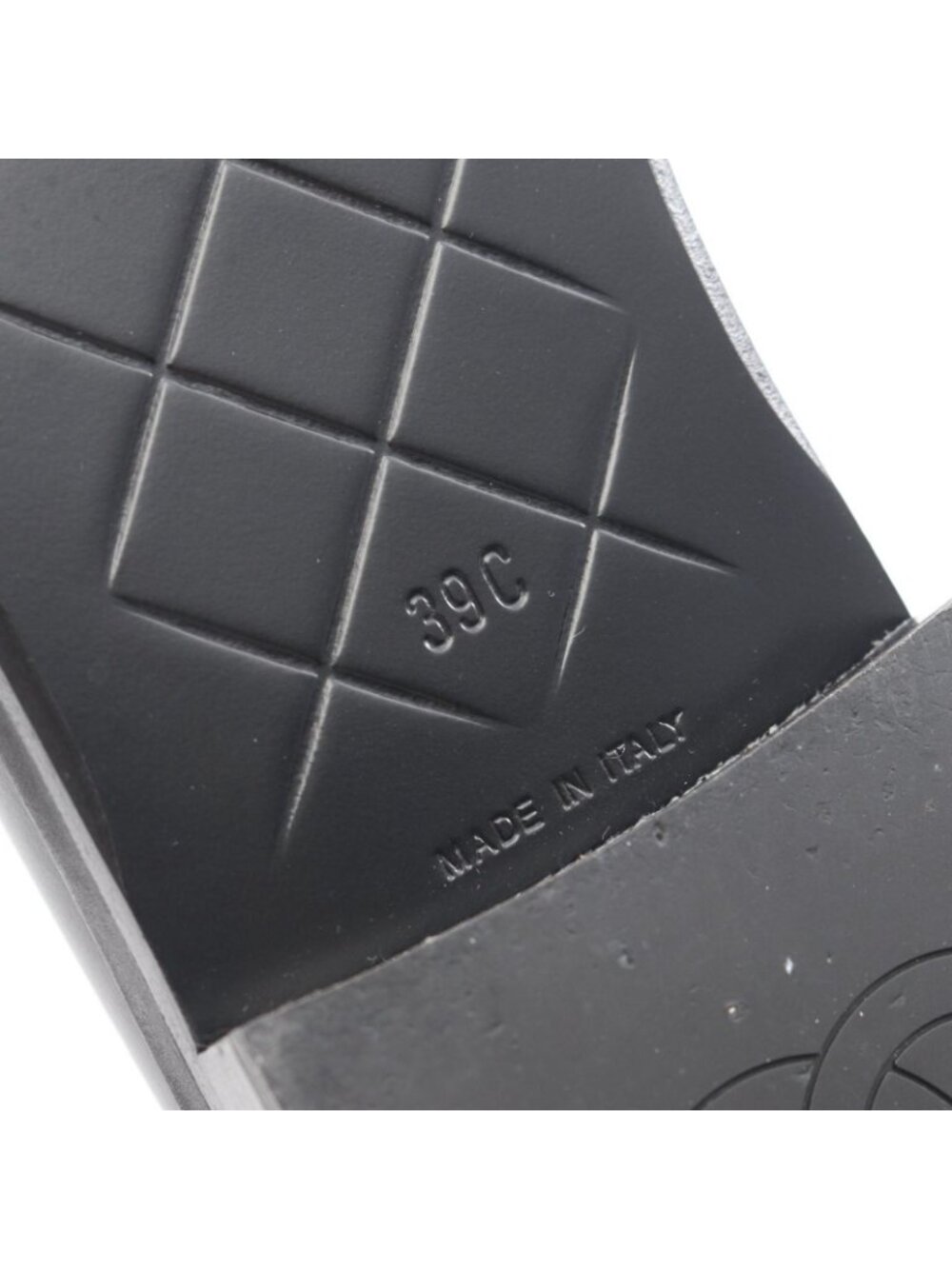Chanel Loafers CC Logo Turnlock Black Leather - Picture 5 of 9